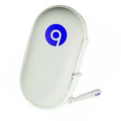 Beats by Dr. Dre Earbud & Earphone Hard Neoprene Zippered Case Pouch - White Blue - Image 4