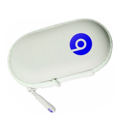 Beats by Dr. Dre Earbud & Earphone Hard Neoprene Zippered Case Pouch - White Blue - Image 6