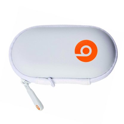 Beats by Dr. Dre Earbud & Earphone Hard Neoprene Zippered Case Pouch - White Orange - Image 2