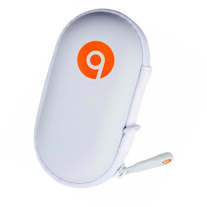 Beats by Dr. Dre Earbud & Earphone Hard Neoprene Zippered Case Pouch - White Orange - Image 3