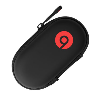 Beats by Dr. Dre Earbud & Earphone Hard Neoprene Case - Black/Red - Image 2