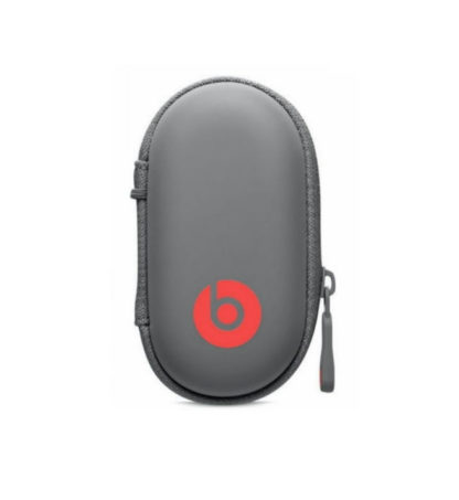 Beats by Dr. Dre Earbud & Earphone Hard Neoprene Case - Grey/Red - Image 2
