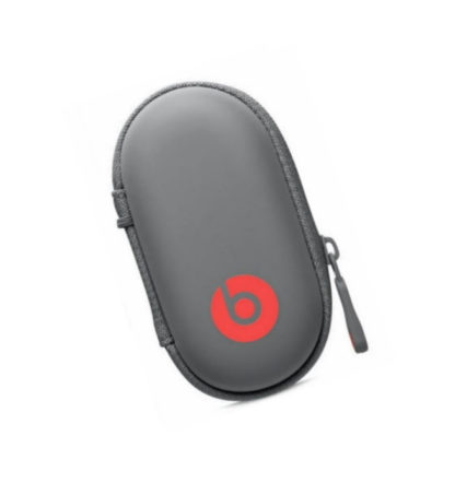 Beats by Dr. Dre Earbud & Earphone Hard Neoprene Case - Grey/Red - Image 3