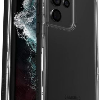 LifeProof NEXT SERIES Case for Galaxy S22 Ultra - BLACK CRYSTAL (CLEAR/BLACK)