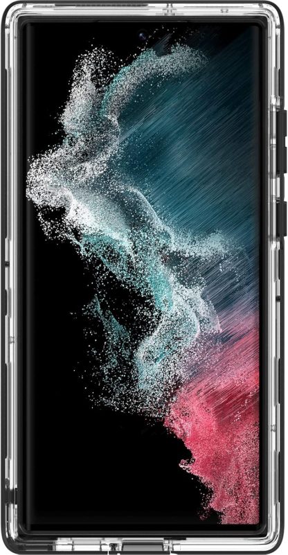 LifeProof NEXT SERIES Case for Galaxy S22 Ultra - BLACK CRYSTAL (CLEAR/BLACK) - Image 3