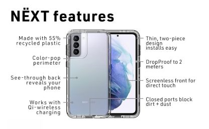 Lifeproof NËXT Case For Samsung Galaxy S9+ Plus - Black Crystal - Image 12