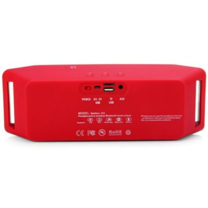 BeatBox Portable Wireless Bluetooth Speaker with NFC - Red - Image 3