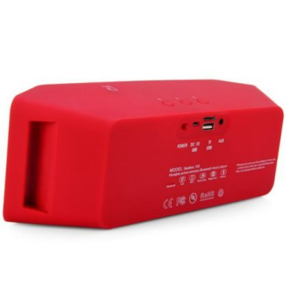 BeatBox Portable Wireless Bluetooth Speaker with NFC - Red - Image 4