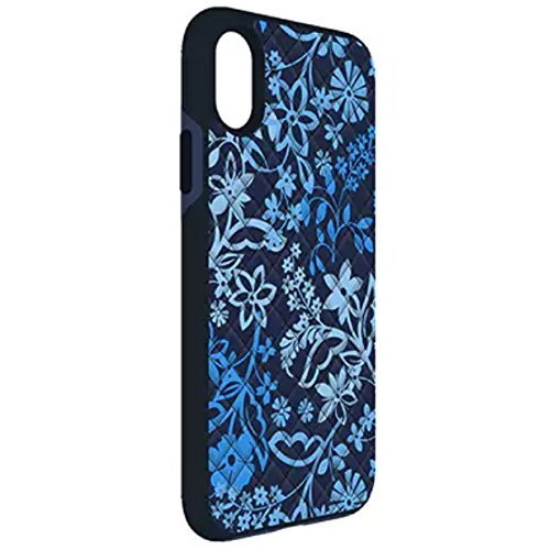 Vera Bradley Quilted Inlay Case for iPhone X, iPhone XS - Java Floral Blue Multi - Image 2