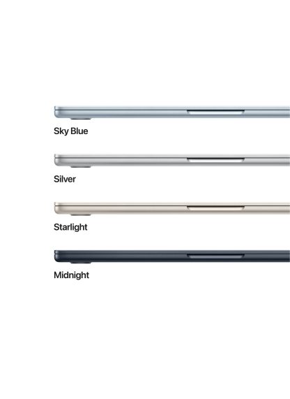 Apple 2025 MacBook Air 13-inch Laptop with M4 chip: Built for Apple Intelligence, 13.6-inch Liquid Retina Display, 16GB Unified Memory, 256GB SSD Storage, 12MP Center Stage Camera, Touch ID - Starlight - Image 4