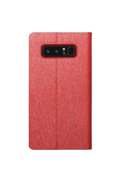 LAUT - APEX Knit Folio Case for Galaxy S8+ Plus, Versatile Folding Stand & 360° Protection - Coral - Image 3