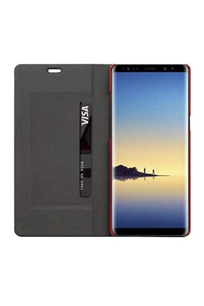 LAUT - APEX Knit Folio Case for Galaxy S8+ Plus, Versatile Folding Stand & 360° Protection - Coral - Image 7