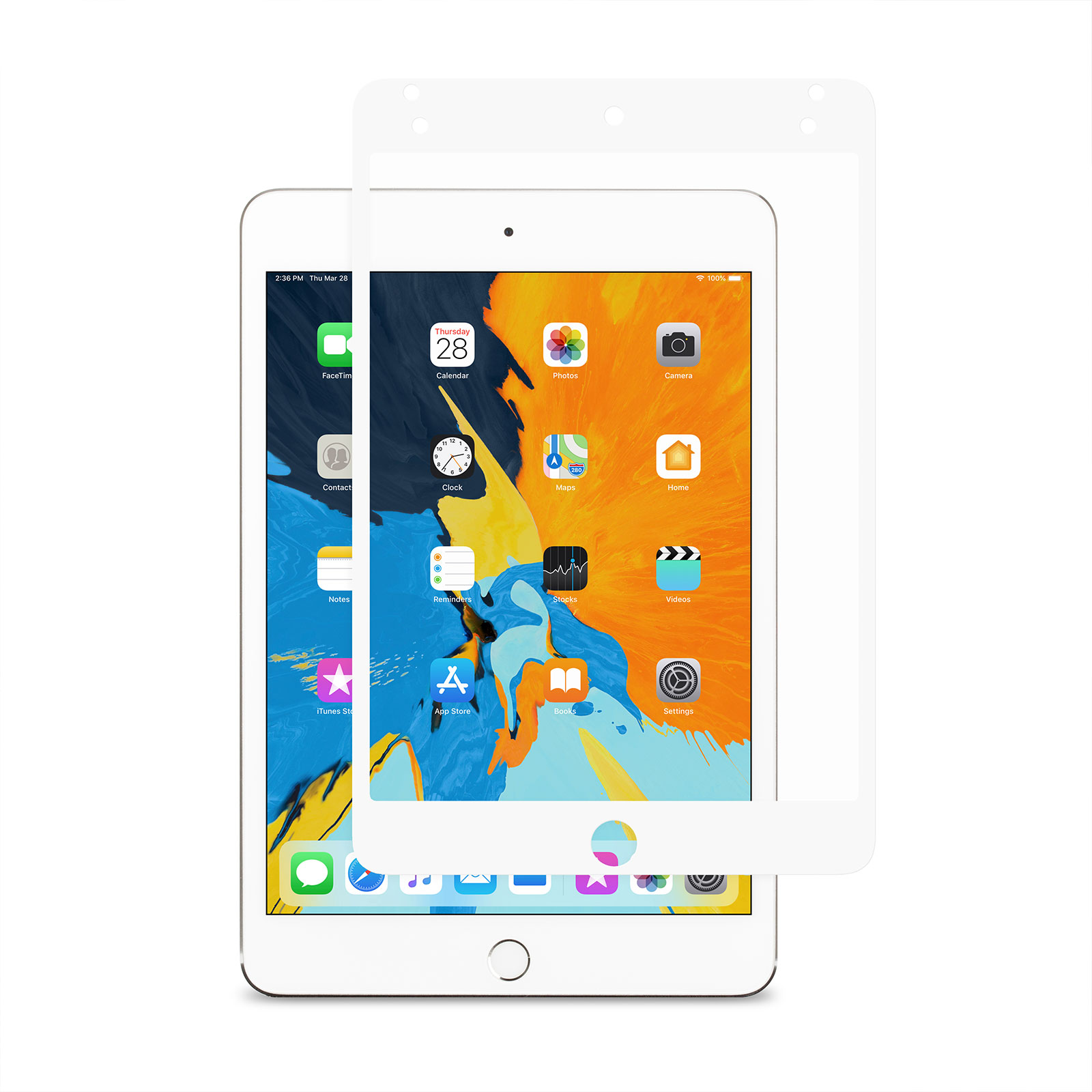 Moshi iVisor AG Anti-Glare Screen Protector for iPad mini (5th Gen) / White (Clear/Matte)