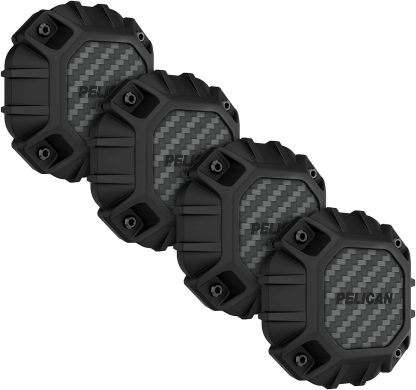 Pelican Marine 4-Pack AirTag Holder Waterproof IP68  - Black