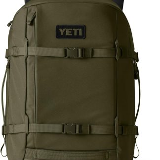 YETI Crossroads Hardy Daypack Flip-Top Vault Pocket Backpack - Olive