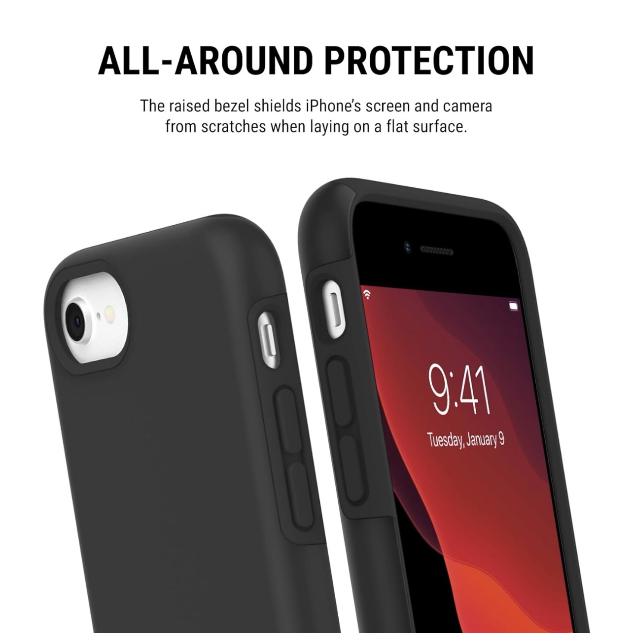 Incipio DualPro Case for Apple® iPhone® 6 Plus and iPhone 6s Plus - Black/Charcoal - Image 7