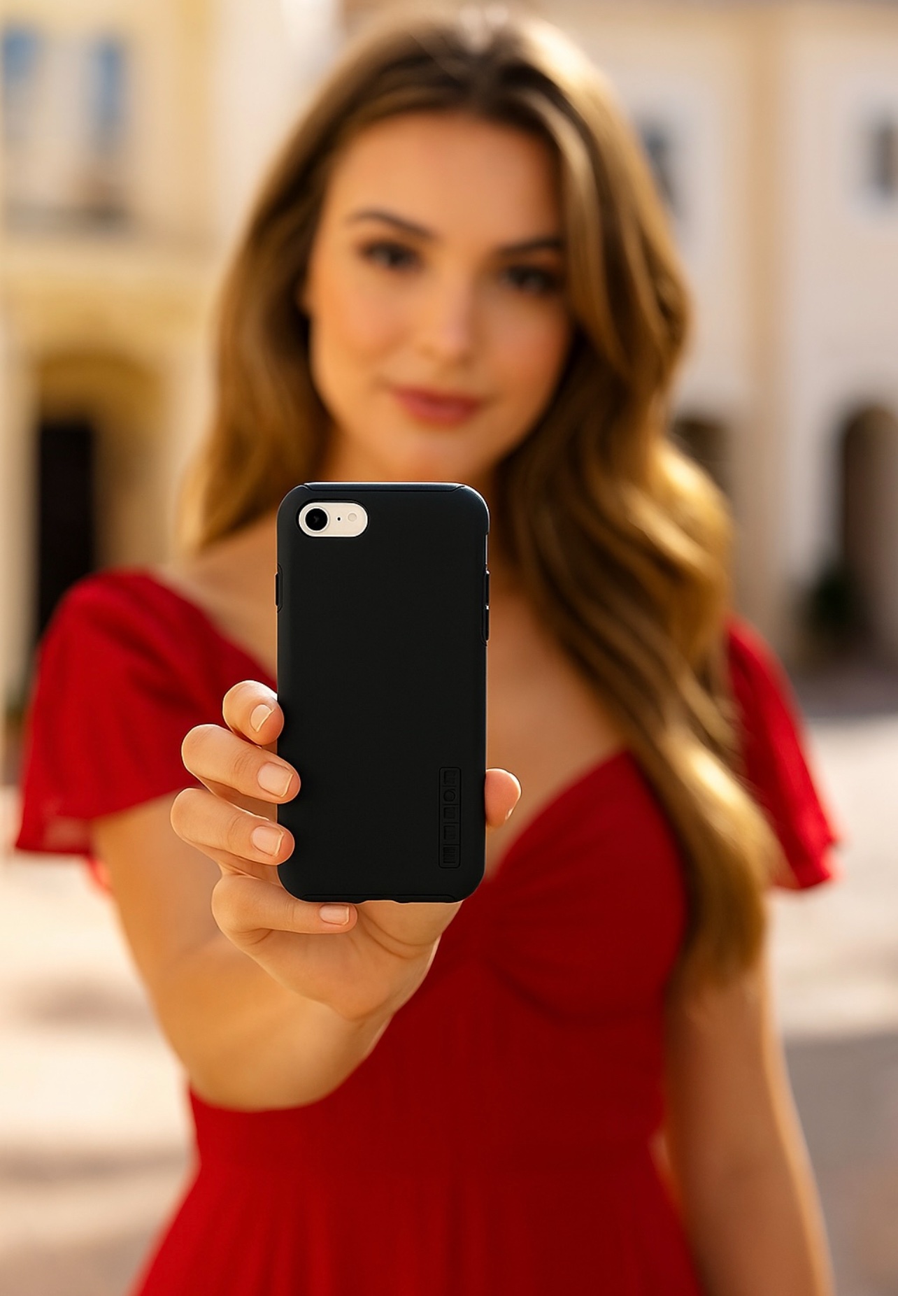 Incipio DualPro Case for Apple® iPhone® 6 Plus and iPhone 6s Plus - Black/Charcoal - Image 3