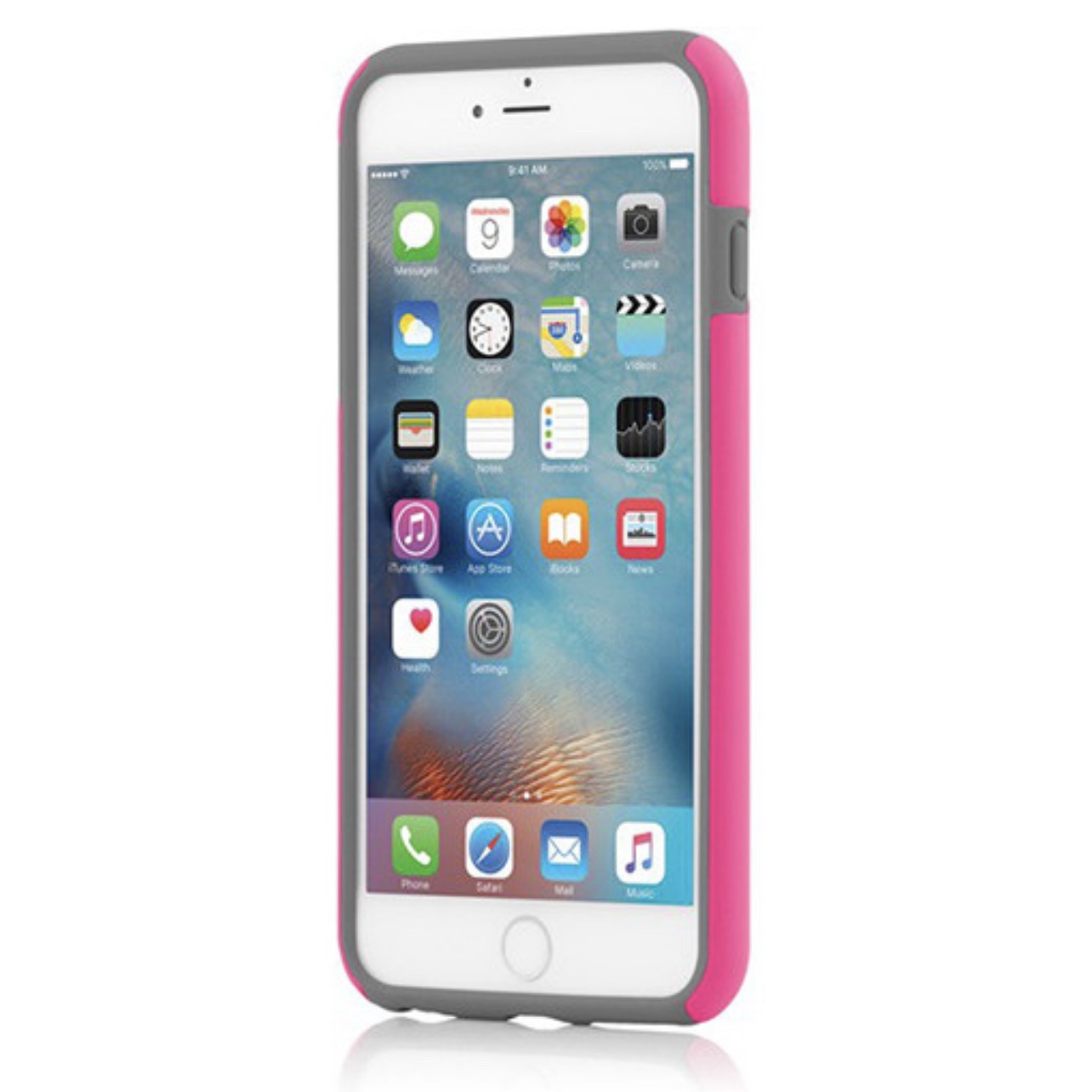 Incipio DualPro Case for Apple® iPhone® 6 Plus and iPhone 6s Plus - Pink/Grey - Image 4
