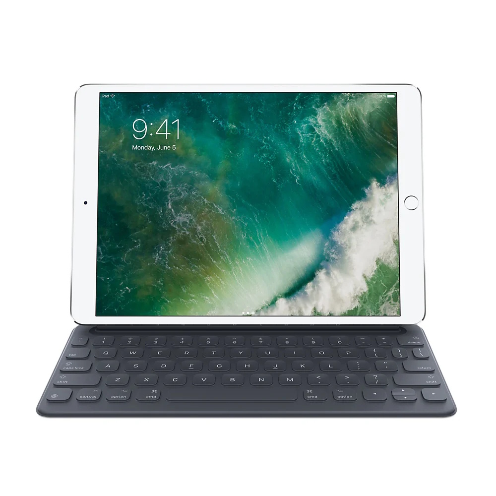 French Canadian Apple Smart Keyboard for 10.5" iPad Pro | iPad Air 3rd | 10.2" iPad 7th, 8th, 9th - Gray - Image 2