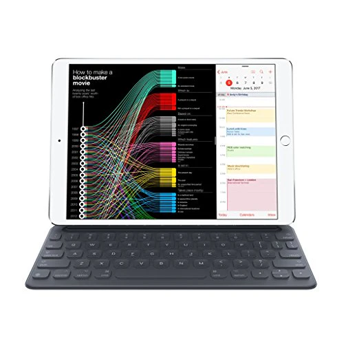 French Canadian Apple Smart Keyboard for 10.5" iPad Pro | iPad Air 3rd | 10.2" iPad 7th, 8th, 9th - Gray - Image 4