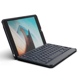 ZAGG Backlit Folio Keyboard Case for iPad Mini 5 (A2124, A2126) & iPad Mini 4 (A1538, A1550) - Charcoal Grey