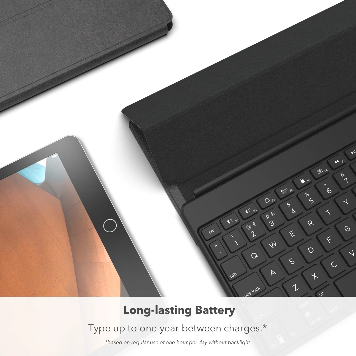 ZAGG Flex Portable, Universal Keyboard and Detachable Stand for Devices up to 12" Black - Image 15