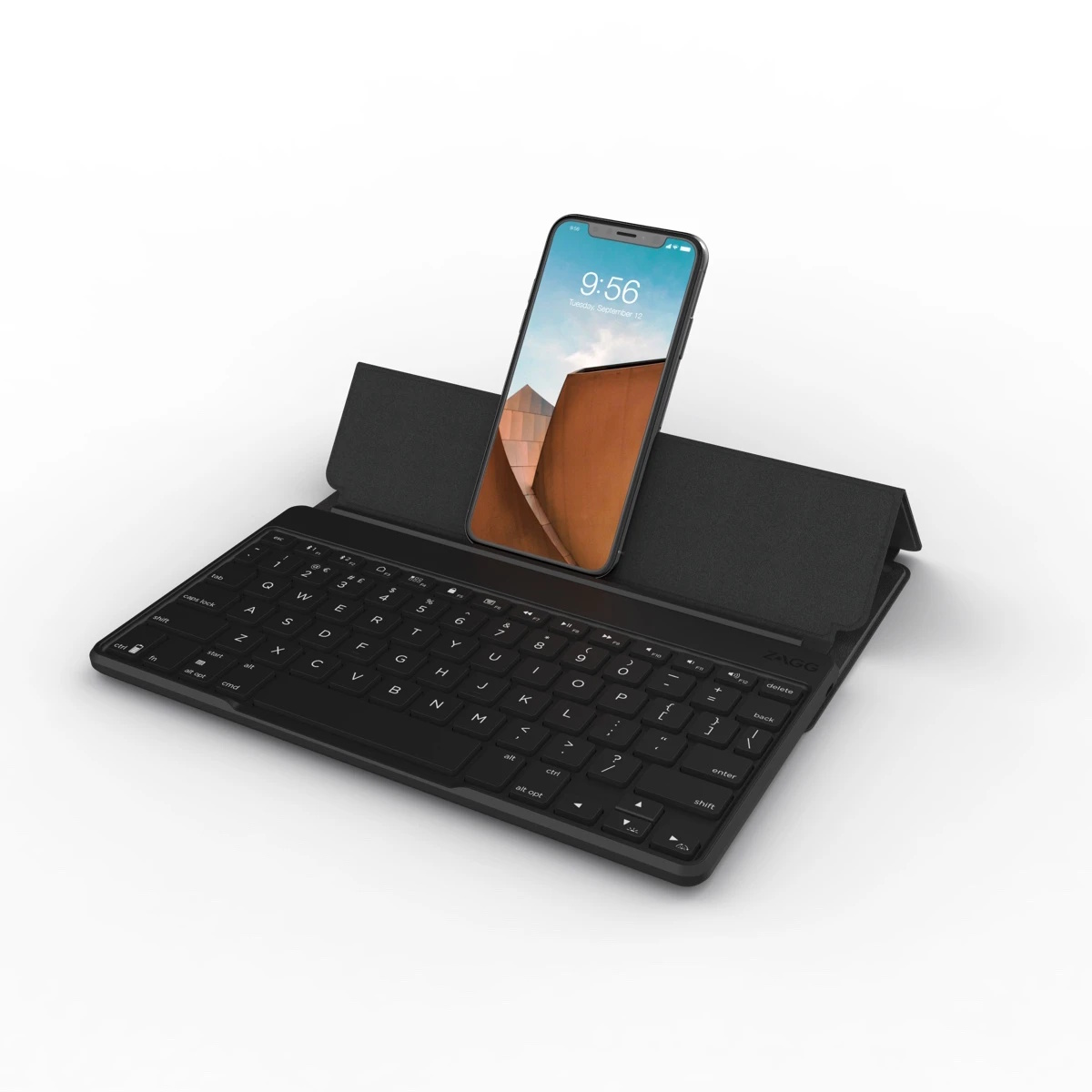ZAGG Flex Portable, Universal Keyboard and Detachable Stand for Devices up to 12" Black - Image 5