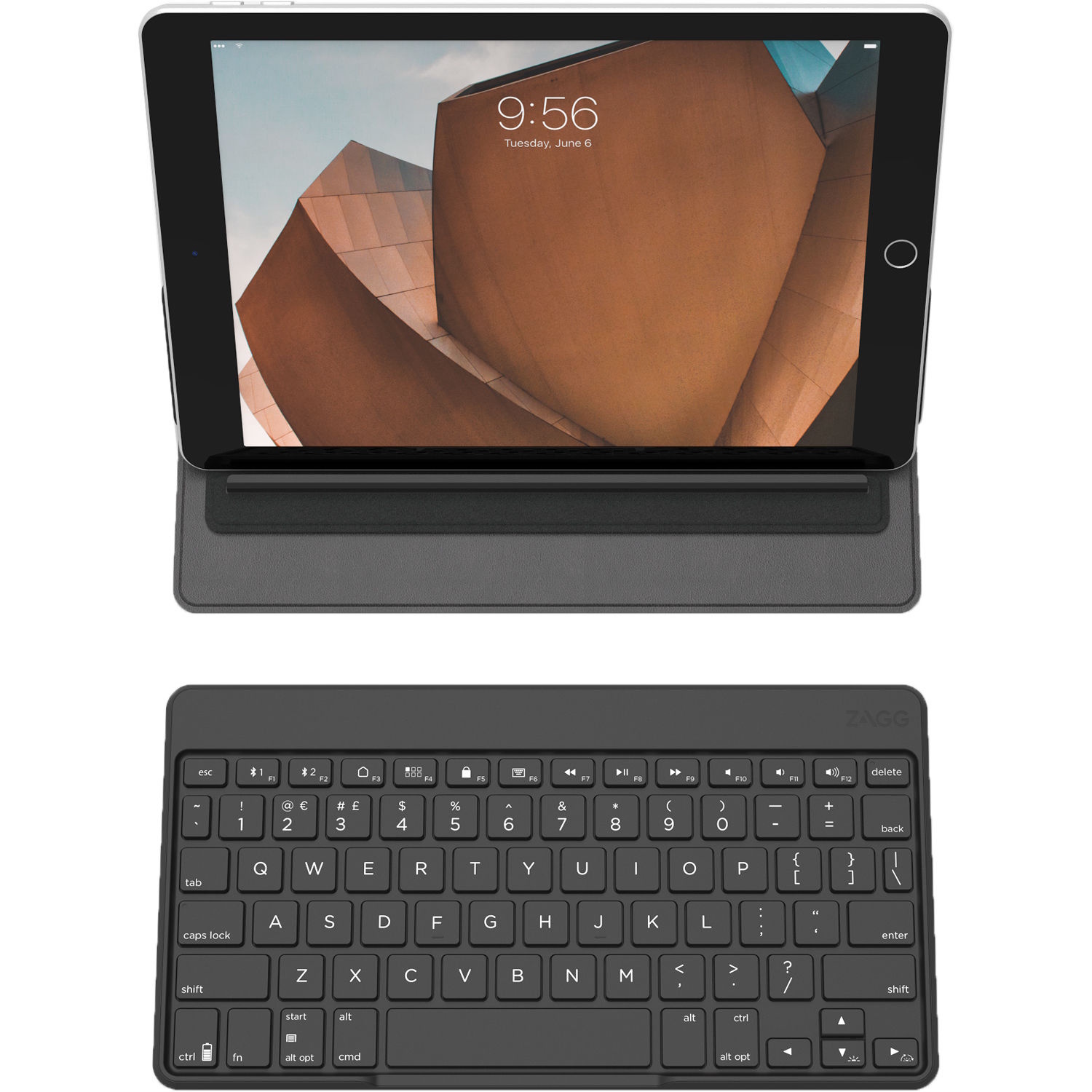 ZAGG Flex Portable, Universal Keyboard and Detachable Stand for Devices up to 12" Black - Image 6